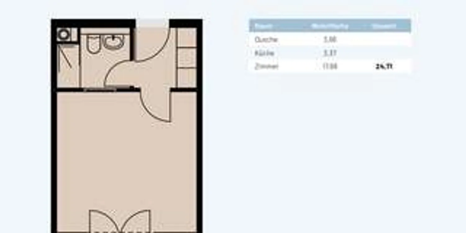1 room apartment with 25 m² in Magdeburg – Photo 7