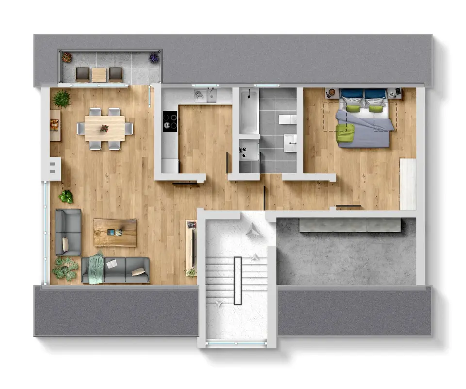2 Zimmer Wohnung mit 57 m² in Lohmar – Bild 10