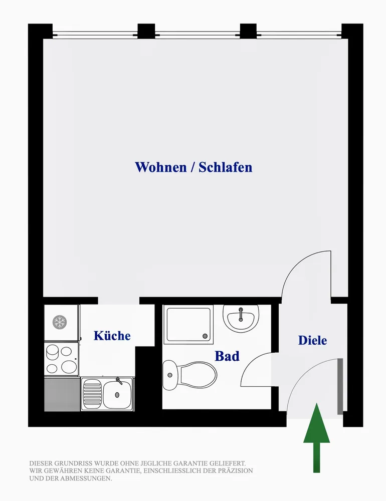 1 Zimmer Wohnung mit 31 m² in Nürnberg – Bild 5