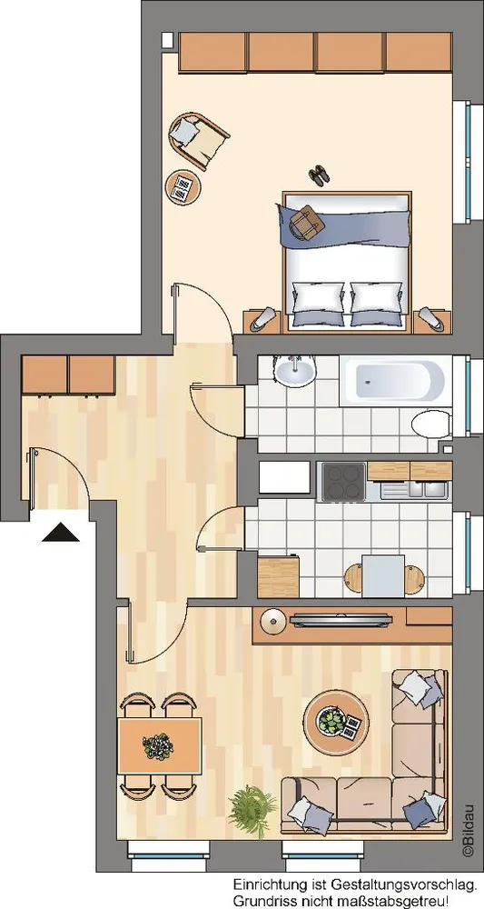 2 room apartment with 46 m² in Gelsenkirchen – Photo 9