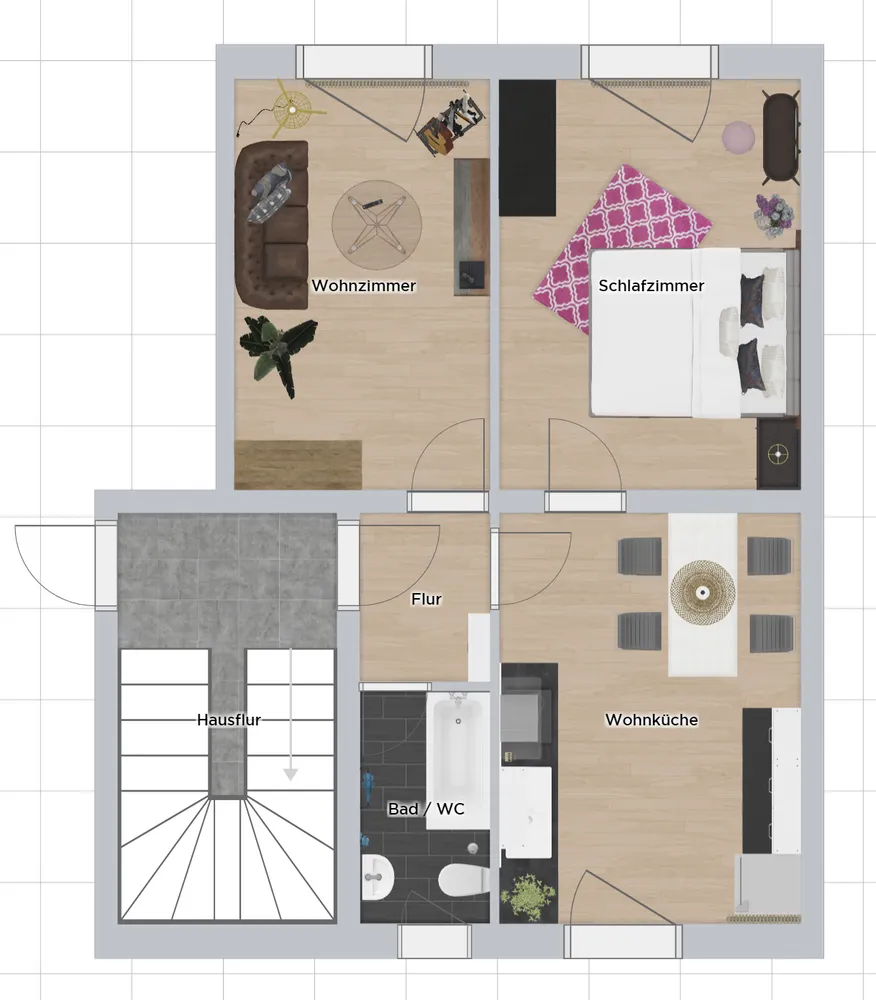 2 Zimmer Wohnung mit 50 m² in Duisburg – Bild 5