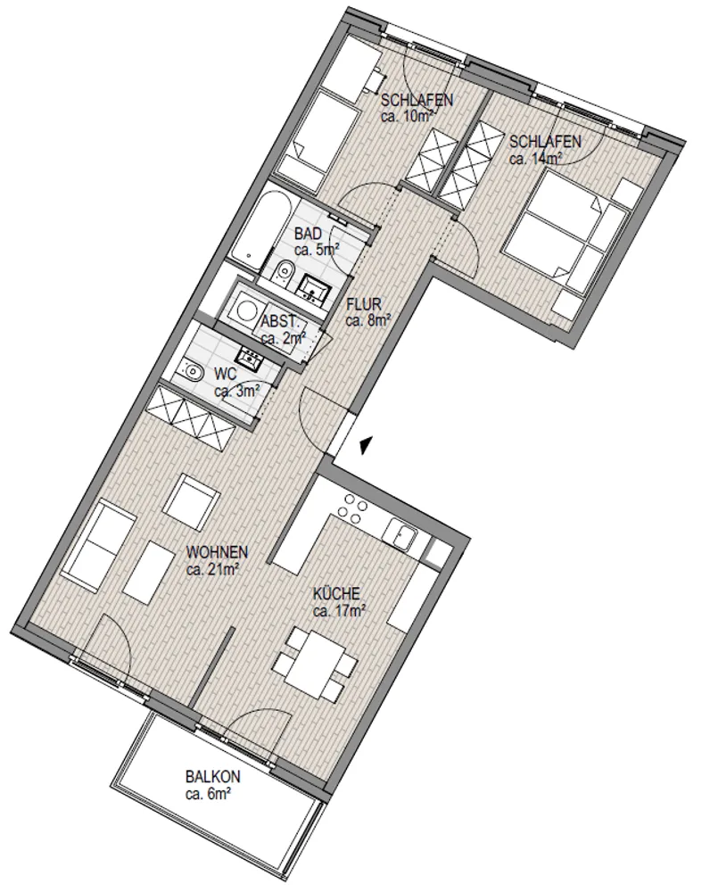 4 room apartment with 82 m² in Hamburg – Photo 8