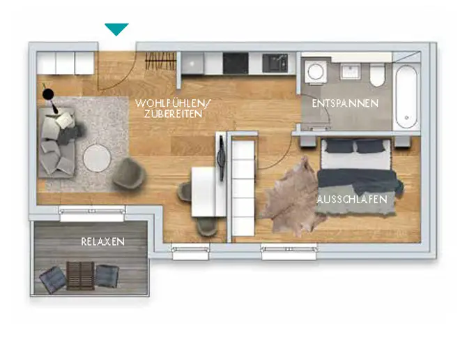2 Zimmer Wohnung mit 49 m² in Leipzig – Bild 12