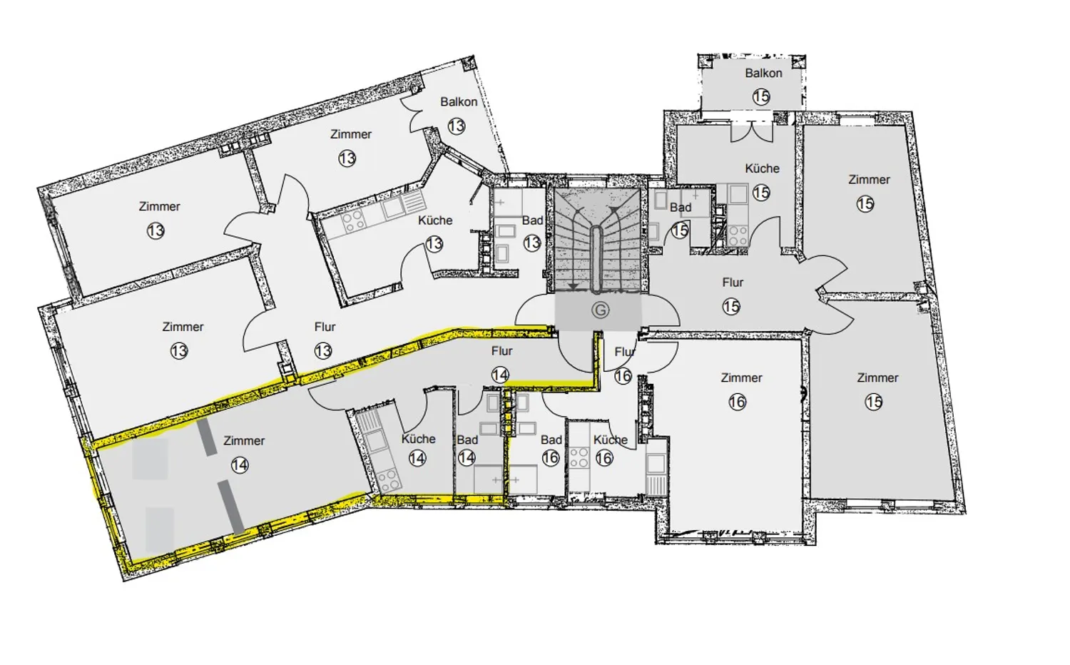 2 Zimmer Wohnung mit 55 m² in Hannover – Bild 2