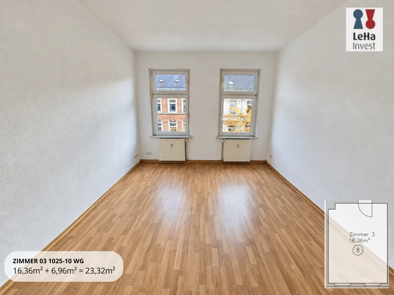 3 Zimmer Wohnung mit 16 m² in Leipzig – Bild 7