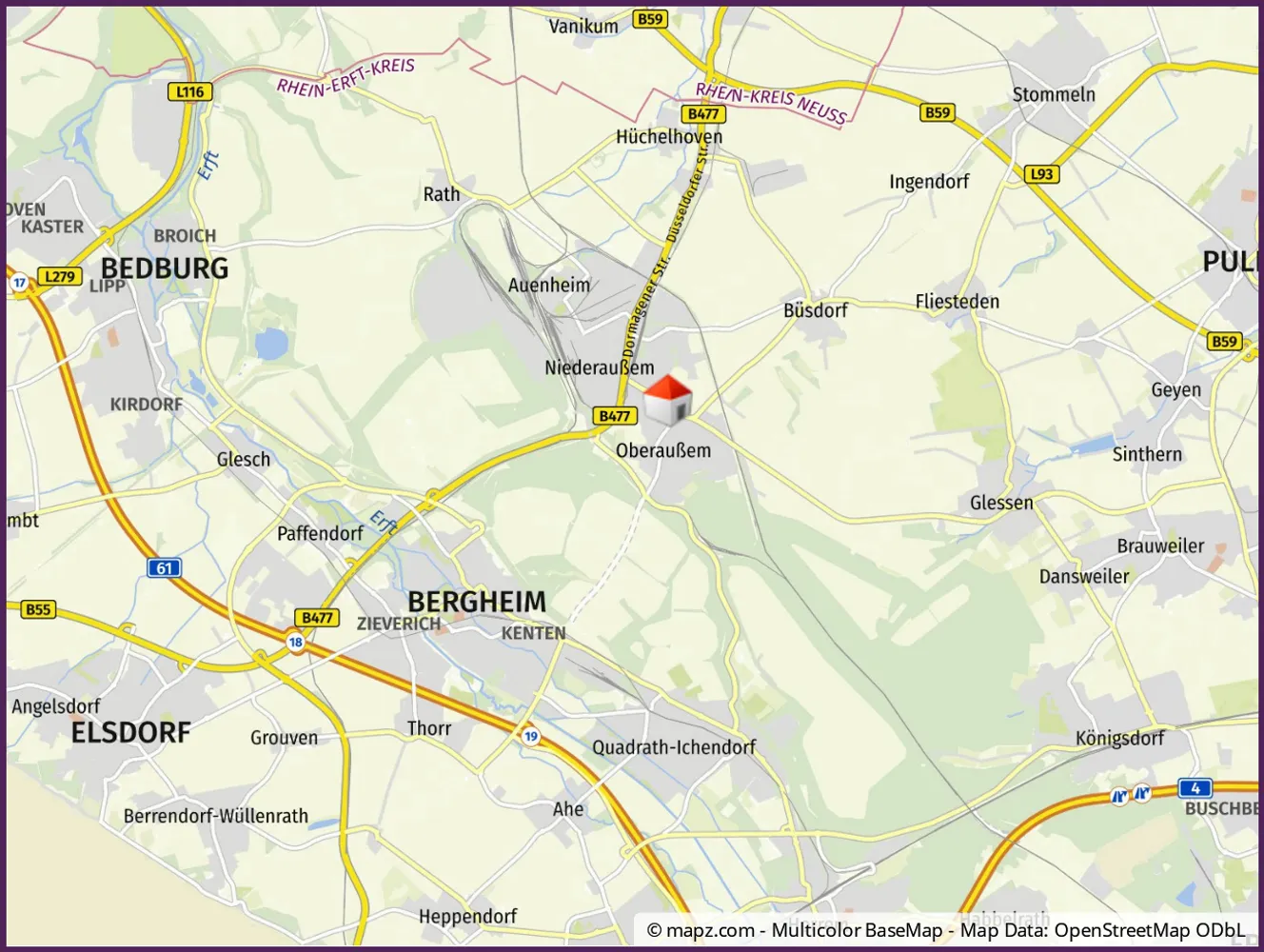 2 room apartment with 63 m² in Bergheim – Photo 2