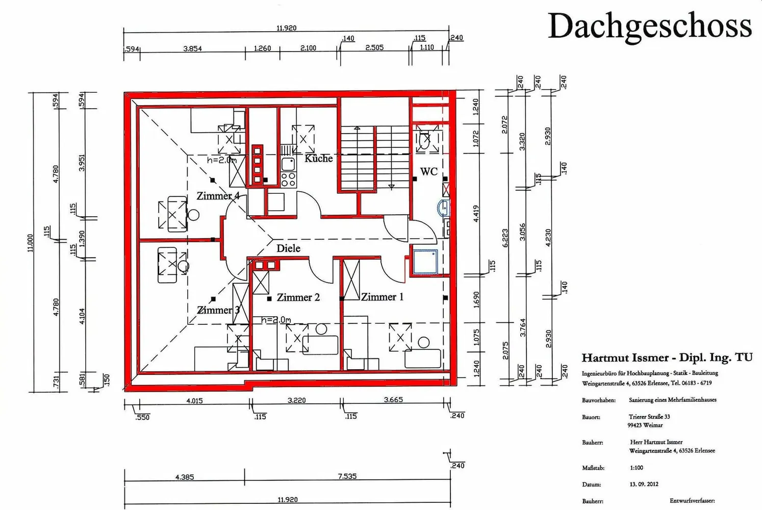 4 Zimmer Wohnung mit 69 m² in Weimar – Bild 9