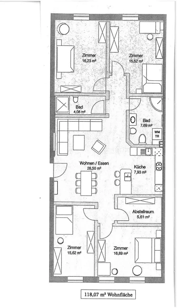 5 Zimmer Wohnung mit 118 m² in Erding – Bild 2