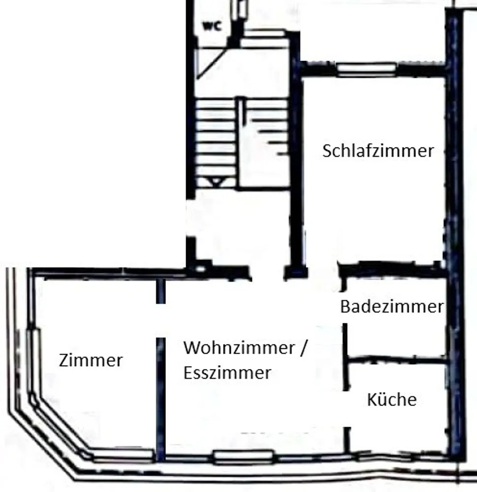 3 Zimmer Wohnung mit 55 m² in Dortmund – Bild 2