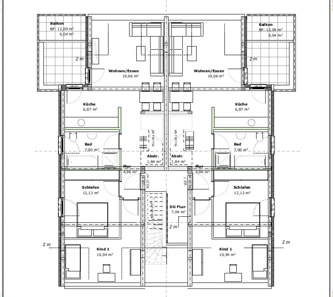 4 Zimmer Wohnung mit 90 m² in Mannheim – Bild 1