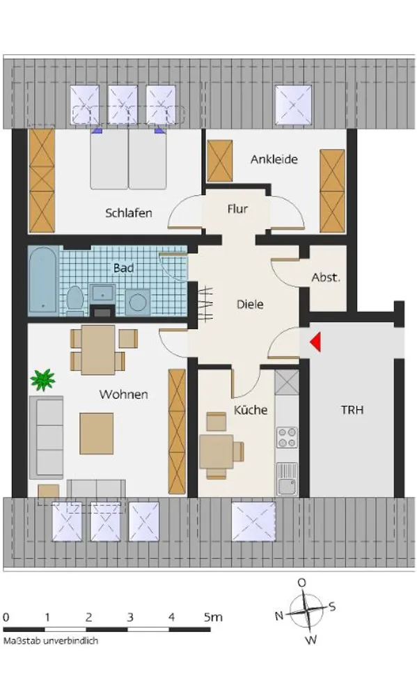 2 Zimmer Wohnung mit 61 m² in Essen – Bild 4