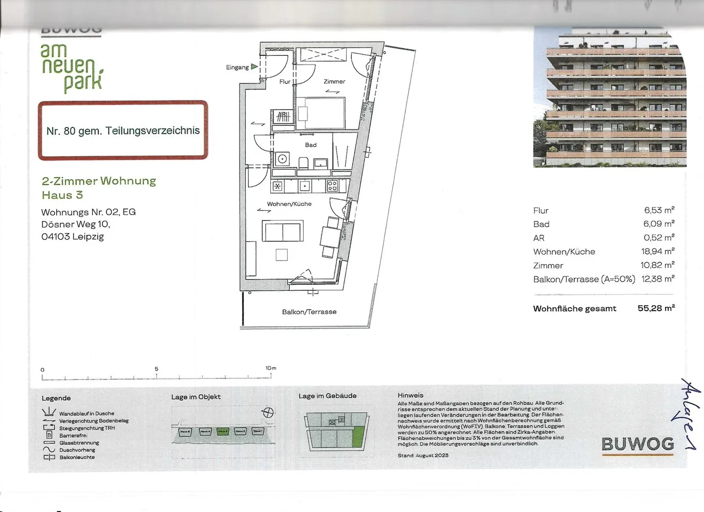 2 Zimmer Wohnung mit 55 m² in Leipzig – Bild 7