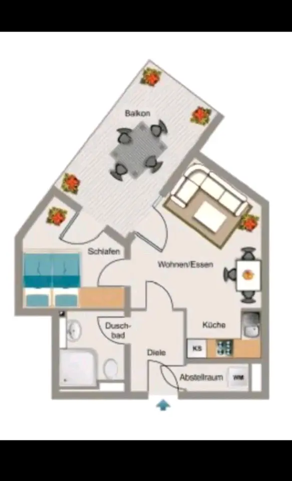 2 Zimmer Wohnung mit 44 m² in Hilden – Bild 9