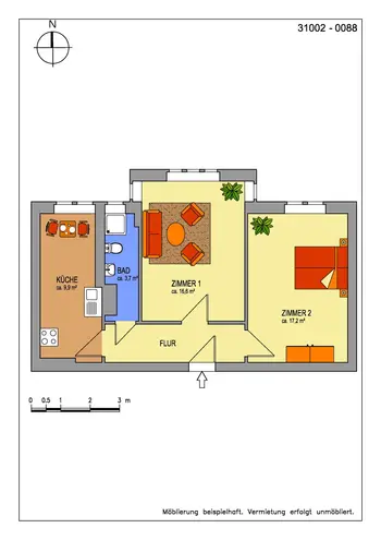 2 Zimmer Wohnung mit 55 m² in Berlin – Bild 5