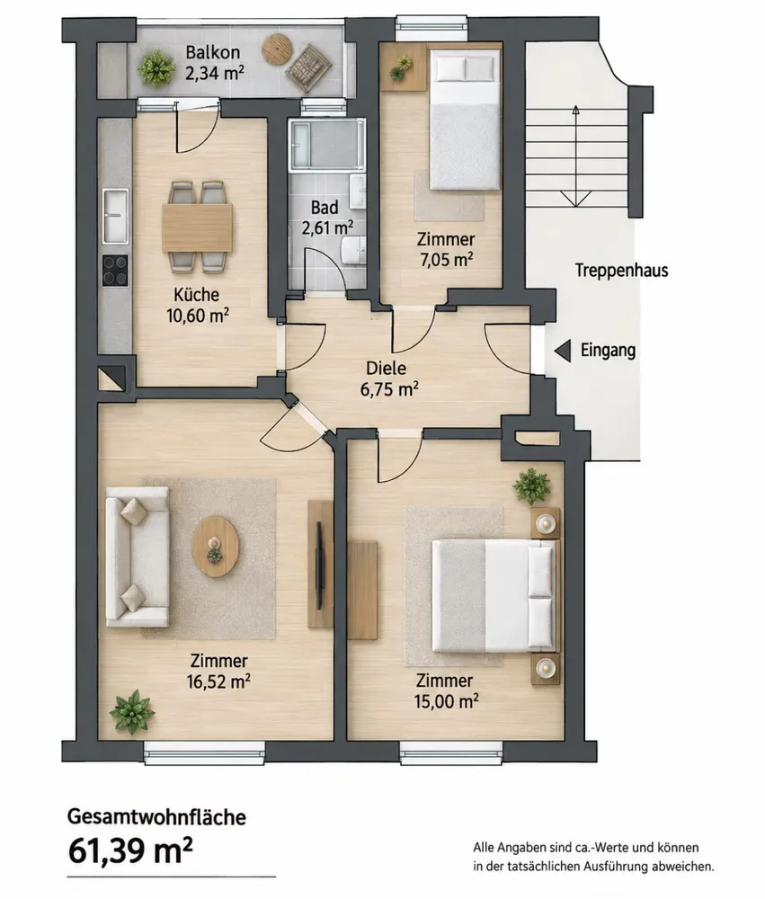 3 room apartment with 62 m² in Leipzig – Photo 8