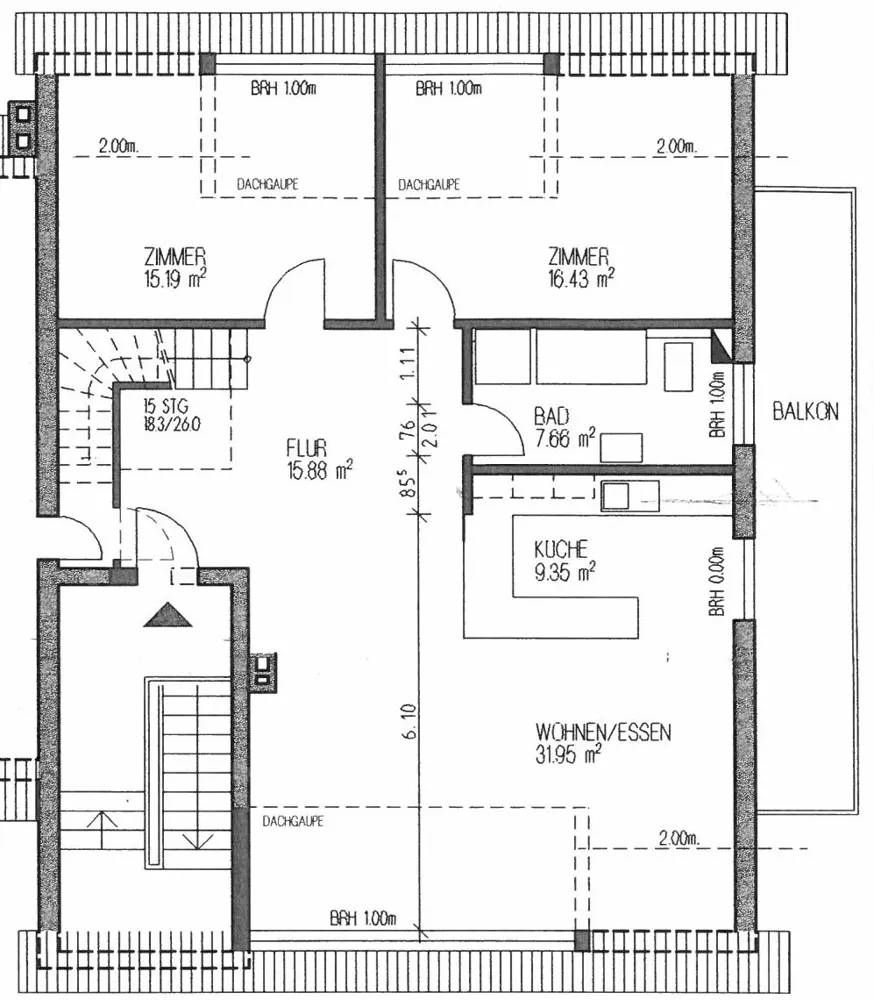 4 Zimmer Wohnung mit 124 m² in Mannheim – Bild 11