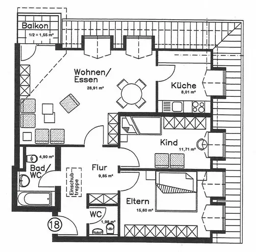 3 Zimmer Wohnung mit 83 m² in Dresden – Bild 4