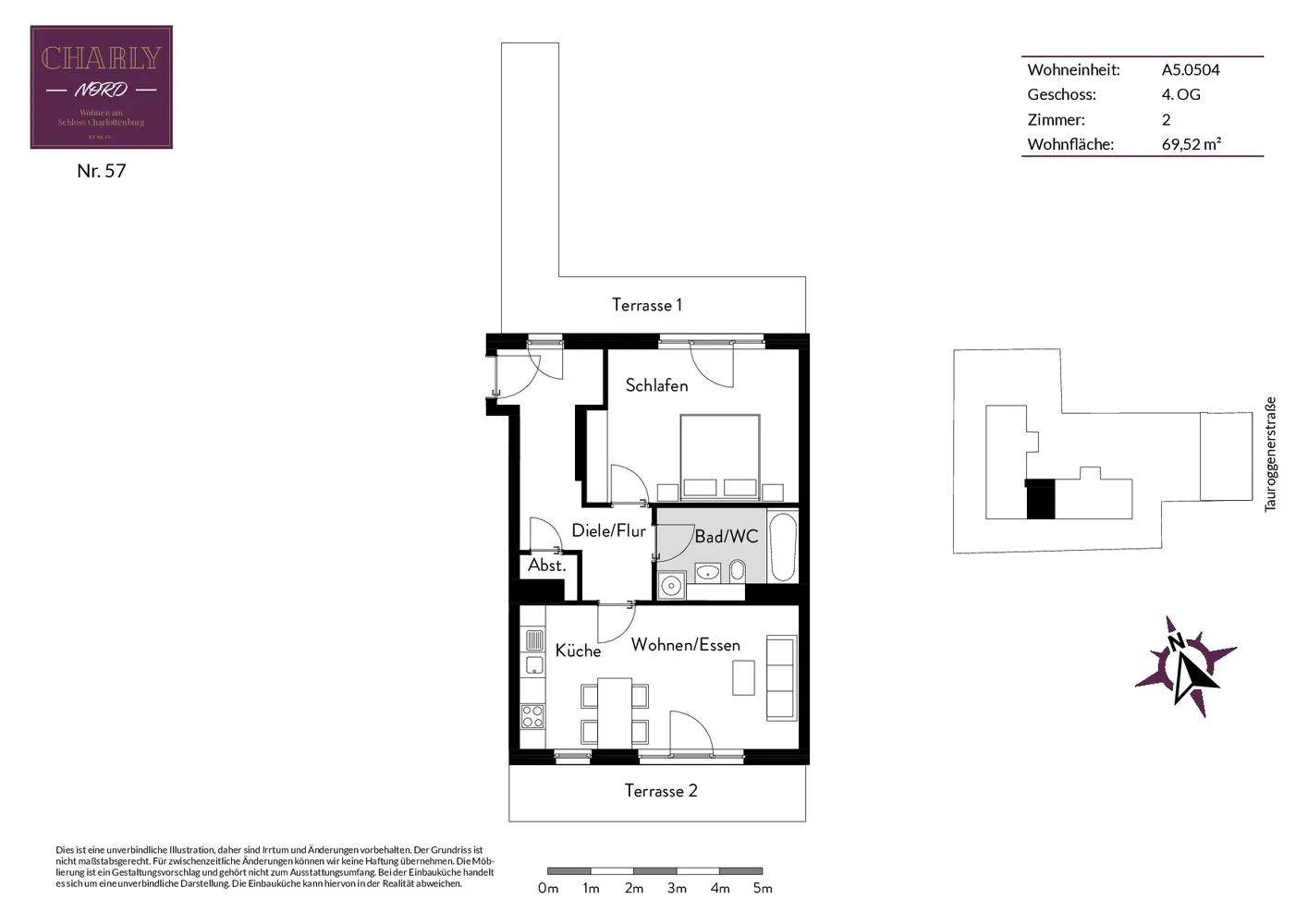 2 room apartment with 70 m² in Berlin – Photo 10