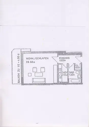 1 Zimmer Wohnung mit 47 m² in München – Bild 7