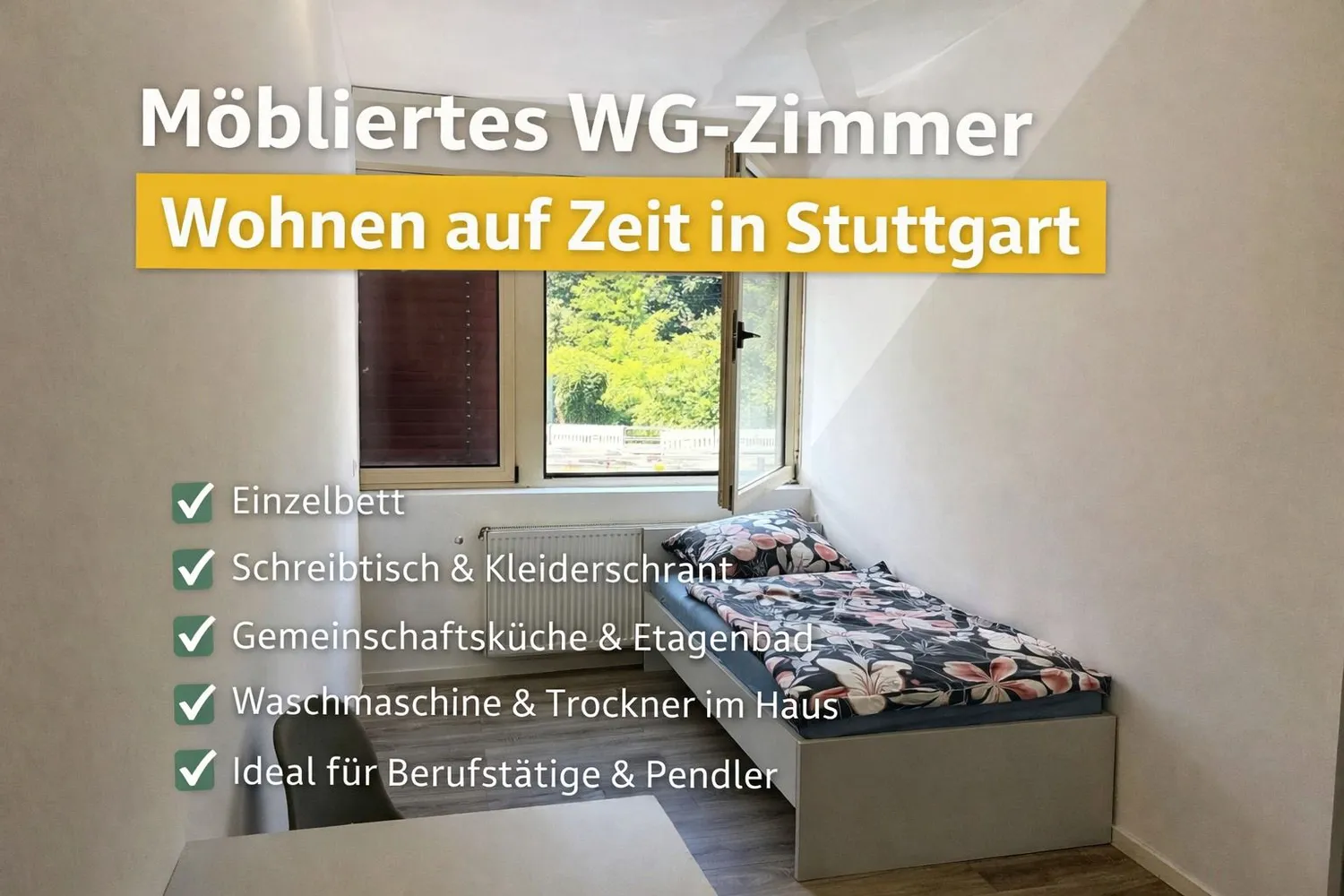 WG-Zimmer mit 12 m² in Stuttgart – Bild 5