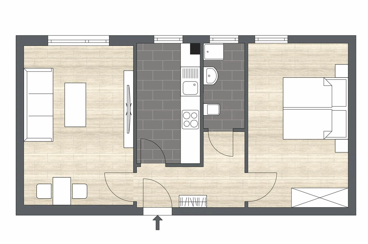 2 Zimmer Wohnung mit 48 m² in Solingen – Bild 4