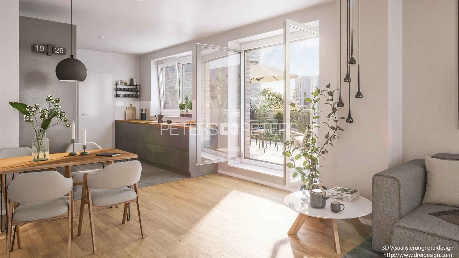 2 Zimmer Wohnung mit 60 m² in Hamburg – Bild 2
