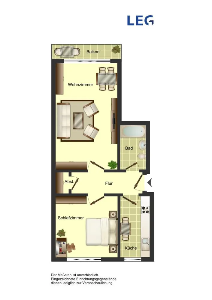 3 room apartment with 65 m² in Bergheim – Photo 7
