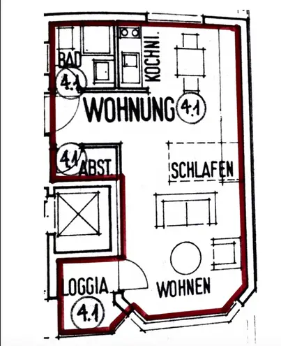 1 Zimmer Wohnung mit 31 m² in Heidelberg – Bild 7