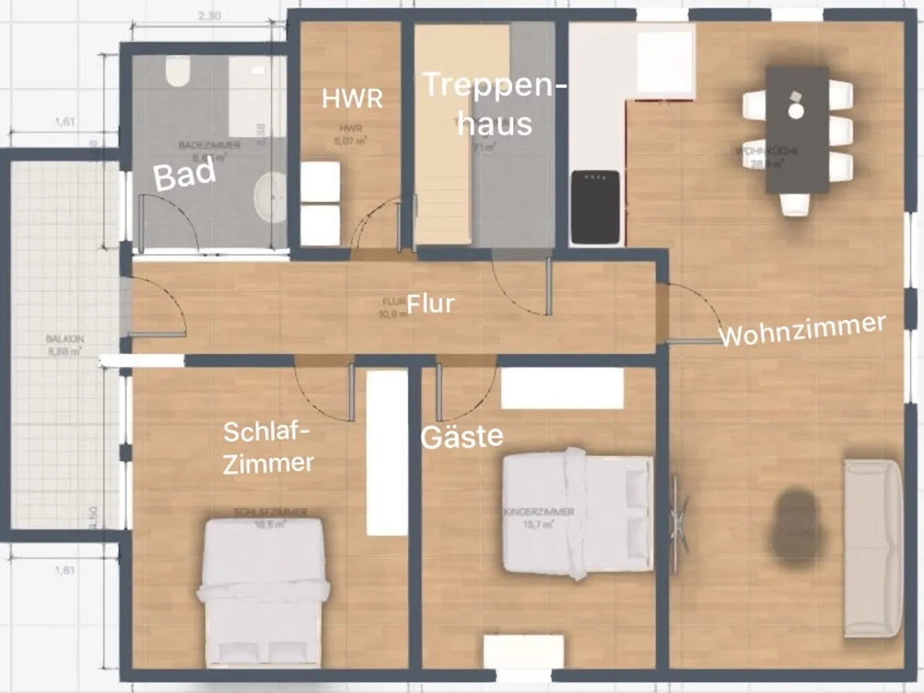 4 Zimmer Wohnung mit 90 m² in Bielefeld – Bild 10