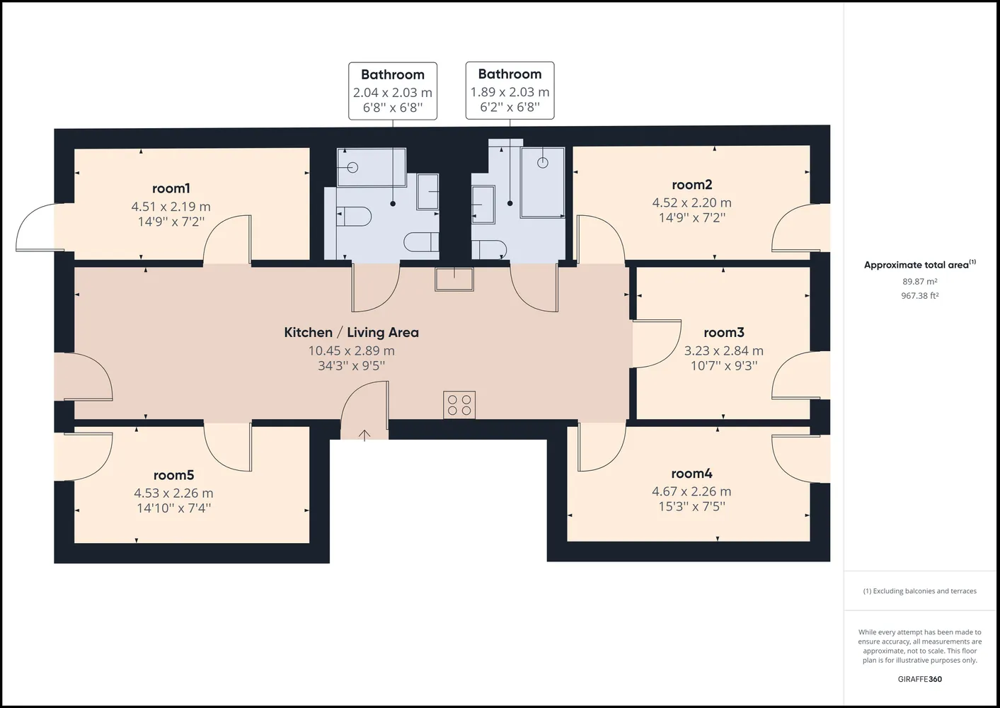 1 Zimmer Wohnung mit 20 m² in Berlin – Bild 3