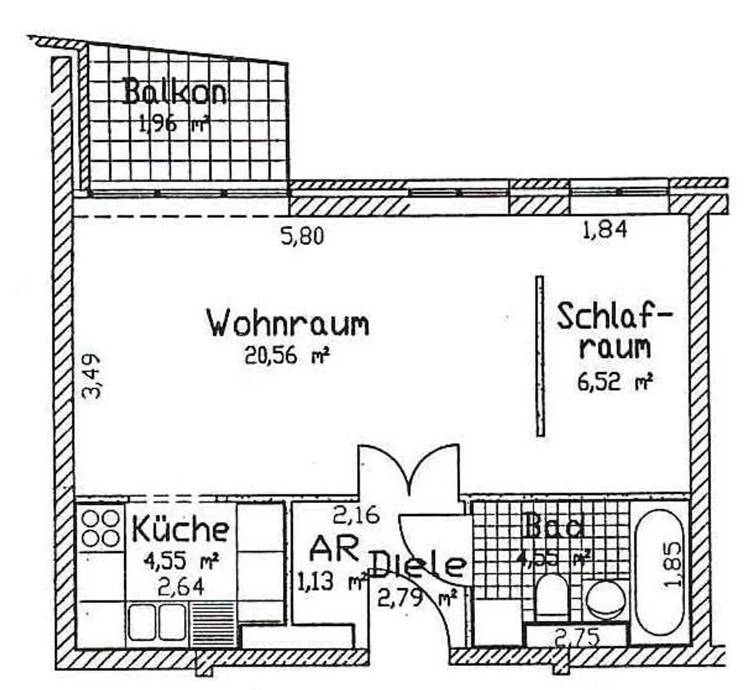 2 Zimmer Wohnung mit 41 m² in Berlin – Bild 7
