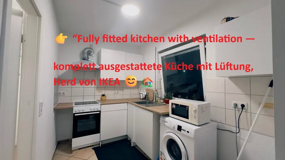 2 room apartment with 40 m² in Frankfurt am Main – Photo 10