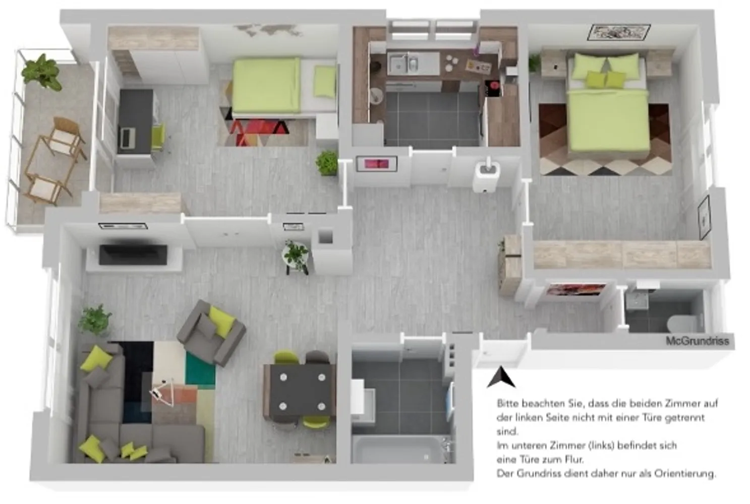 4 Zimmer Wohnung mit 80 m² in Stuttgart – Bild 1
