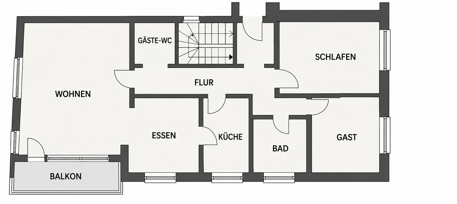 3 Zimmer Wohnung mit 90 m² in Homburg – Bild 8