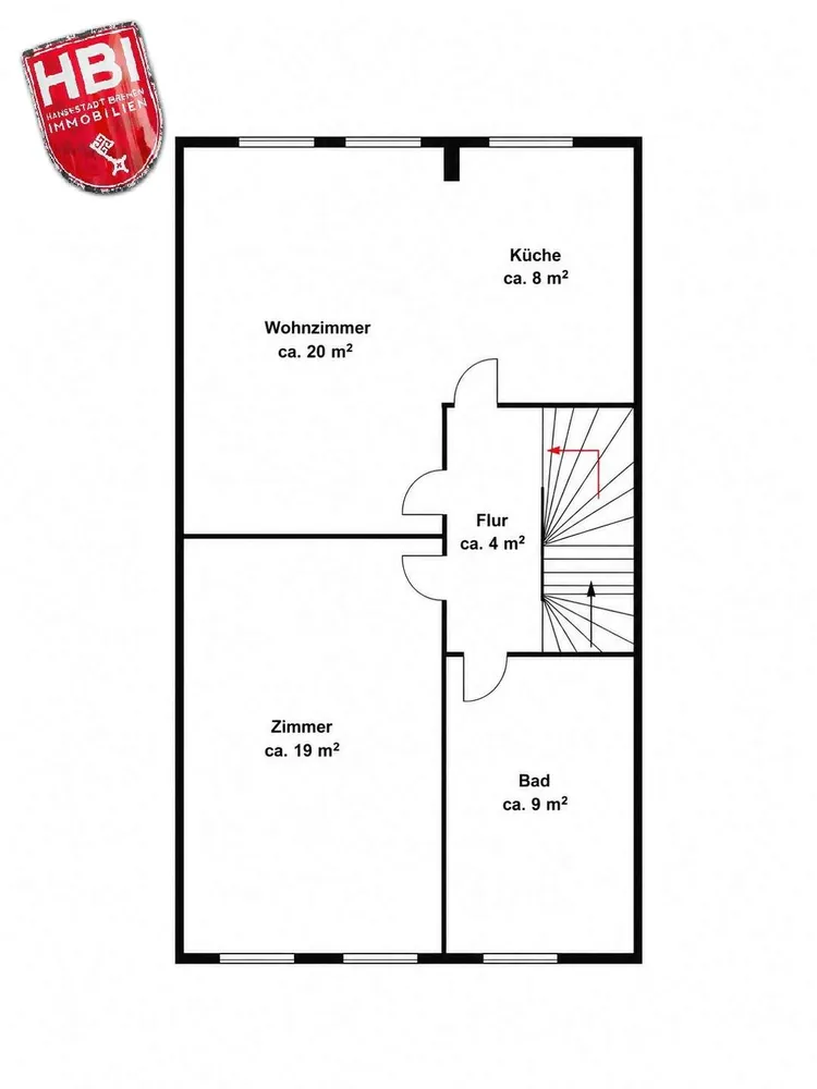 5 Zimmer Wohnung mit 100 m² in Bremen – Bild 3