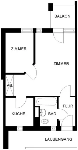1 Zimmer Wohnung mit 47 m² in Bochum – Bild 3