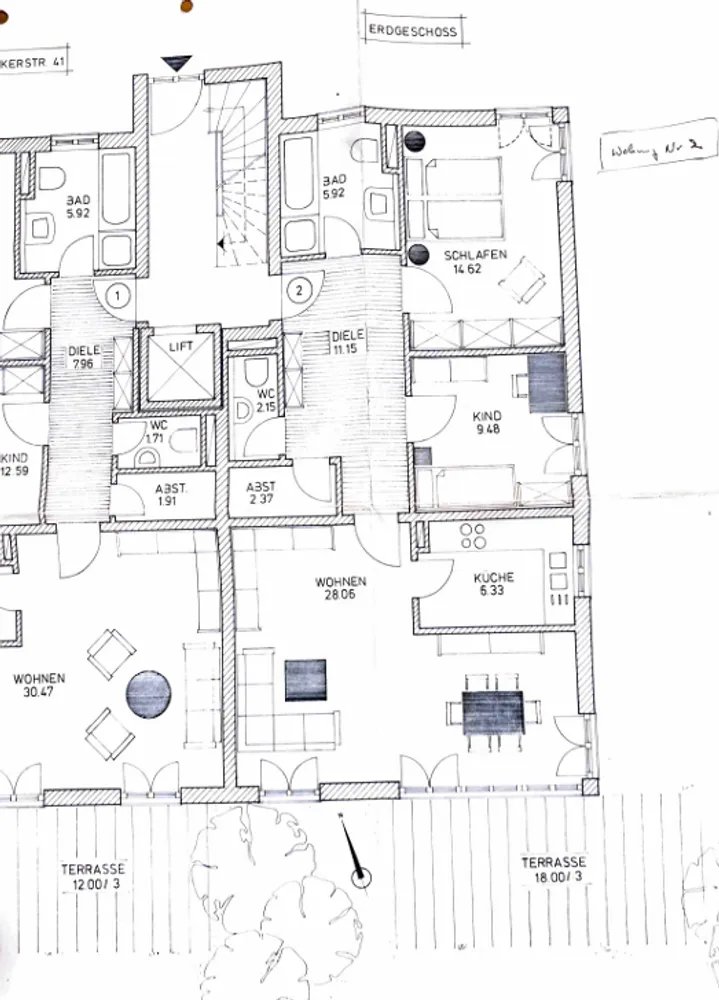 3 Zimmer Wohnung mit 93 m² in München – Bild 2