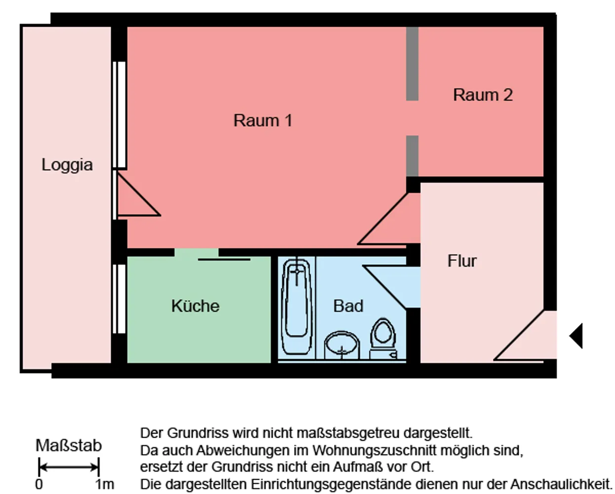 1 Zimmer Wohnung mit 44 m² in Iserlohn – Bild 3