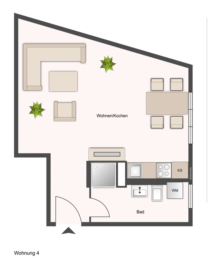 1 Zimmer Wohnung mit 37 m² in Leipzig – Bild 10