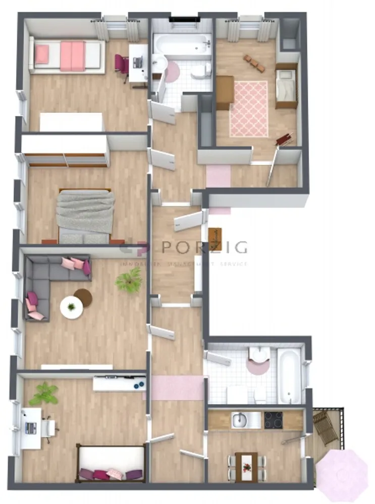 5 room apartment with 116 m² in Chemnitz – Photo 2