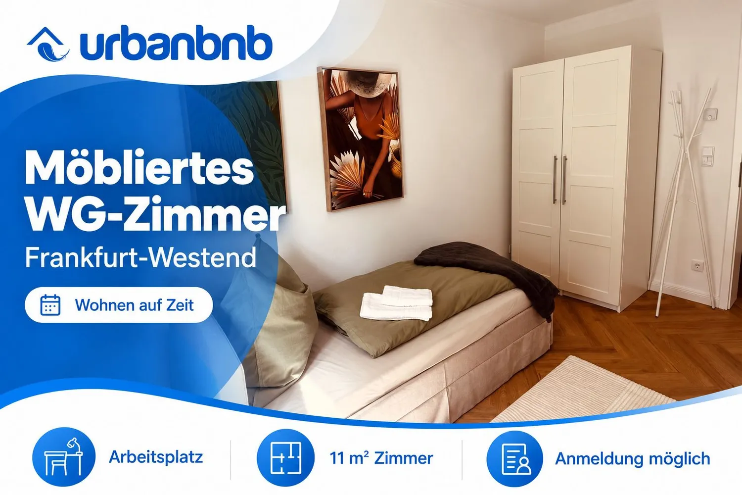WG-Zimmer mit 11 m² in Frankfurt am Main – Bild 6
