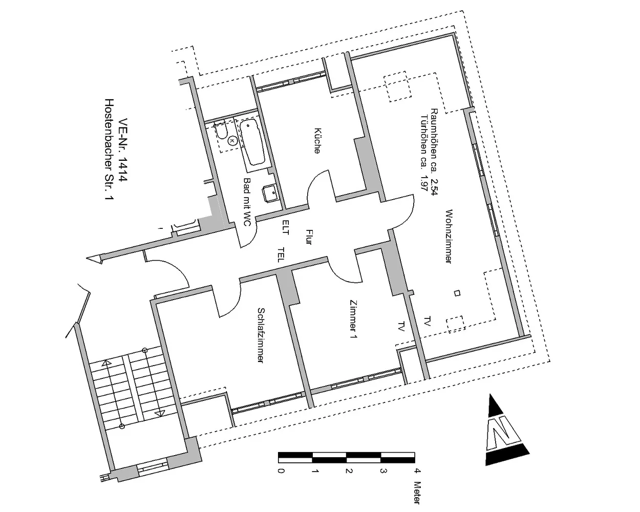 3 Zimmer Wohnung mit 66 m² in Bremen – Bild 2