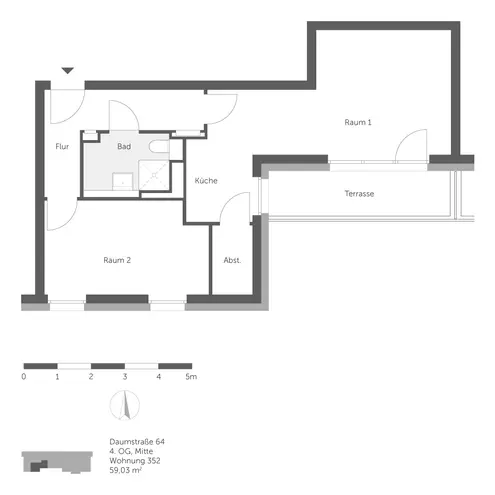 2 Zimmer Wohnung mit 59 m² in Berlin – Bild 9