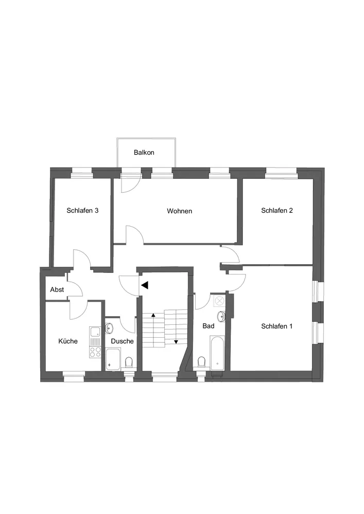 4 Zimmer Wohnung mit 109 m² in Magdeburg – Bild 1