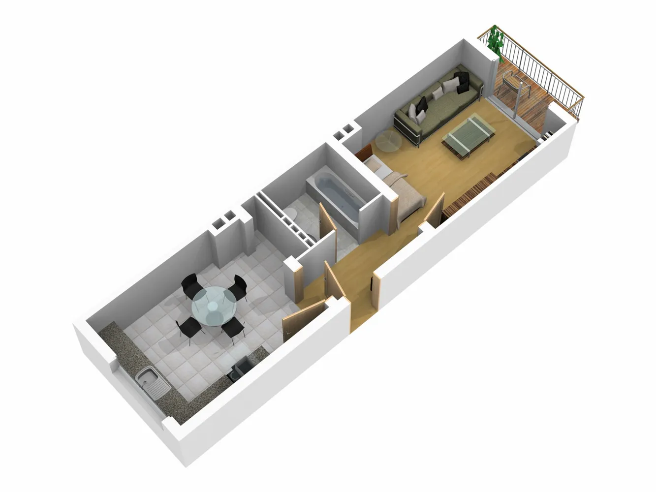 1 Zimmer Wohnung mit 36 m² in Aachen – Bild 10