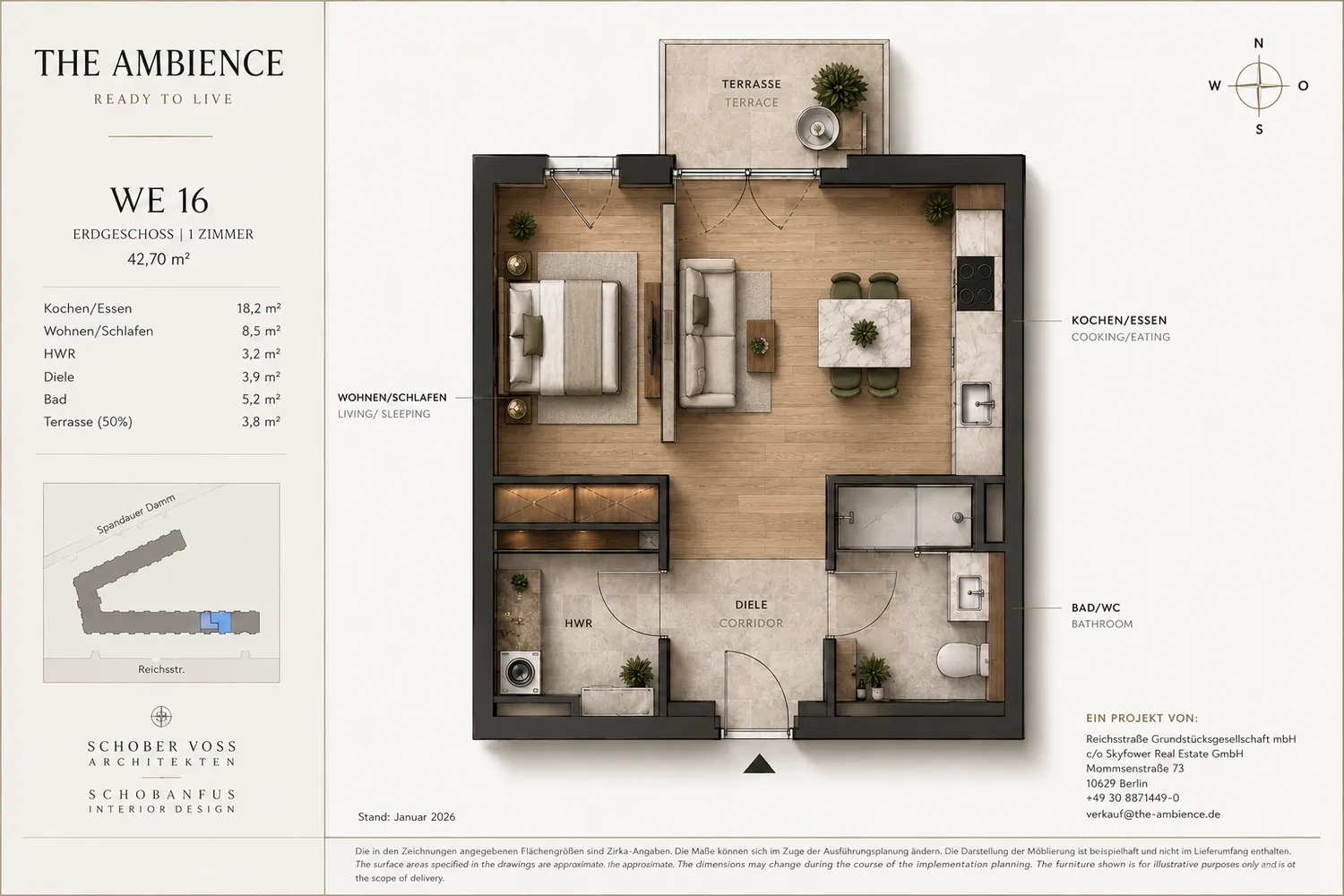 1 Zimmer Wohnung mit 43 m² in Berlin – Bild 9