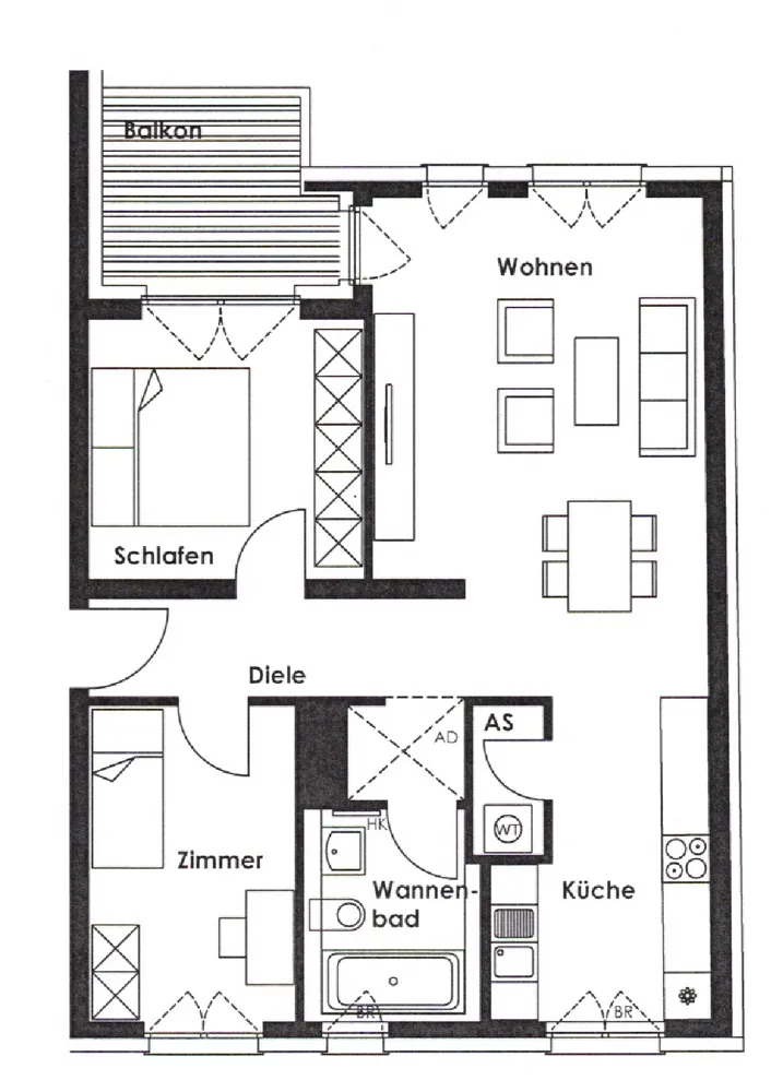 3 room apartment with 76 m² in Cologne – Photo 9