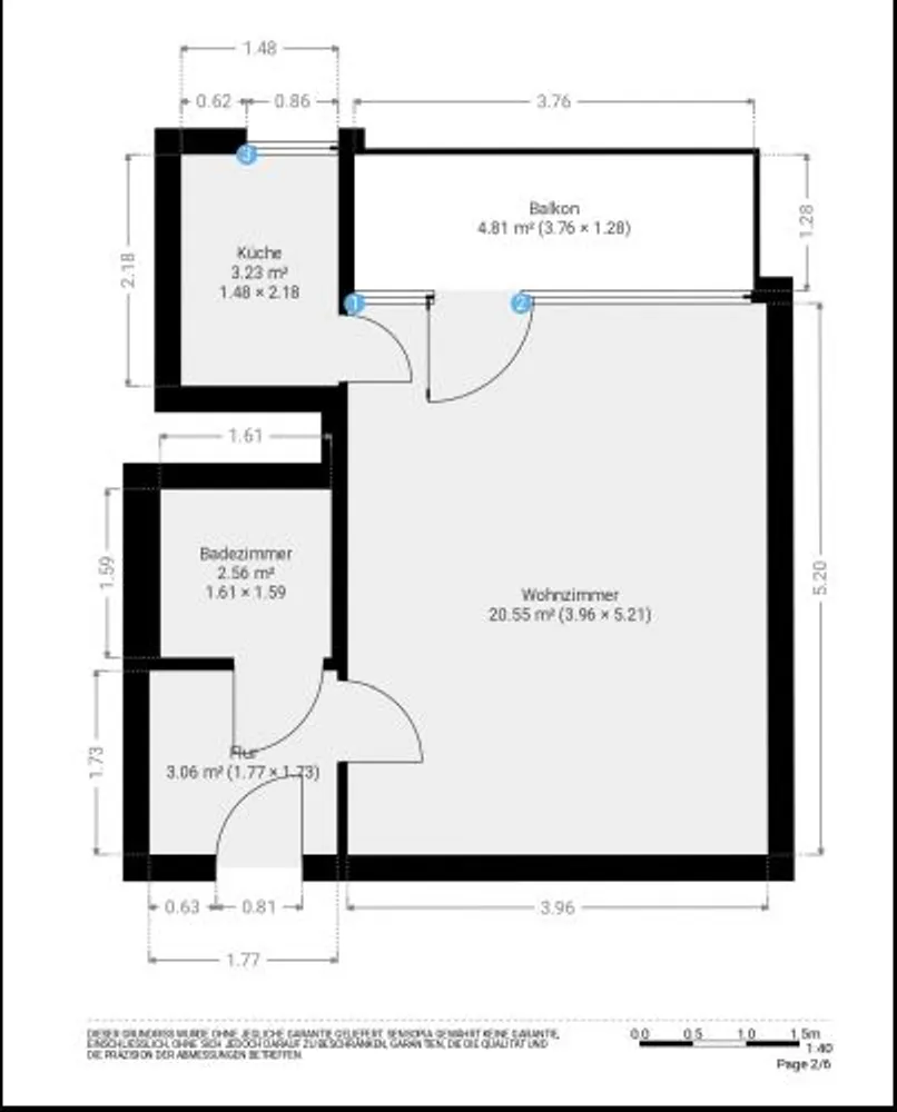 1 Zimmer Wohnung mit 32 m² in München – Bild 3