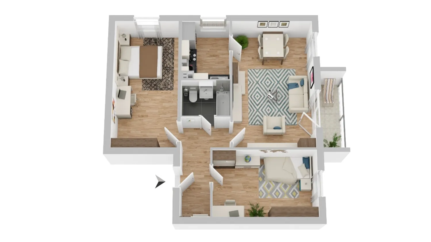 3 Zimmer Wohnung mit 68 m² in Suhl – Bild 7