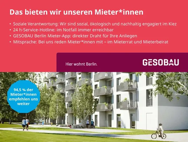2 Zimmer Wohnung mit 55 m² in Berlin – Bild 5